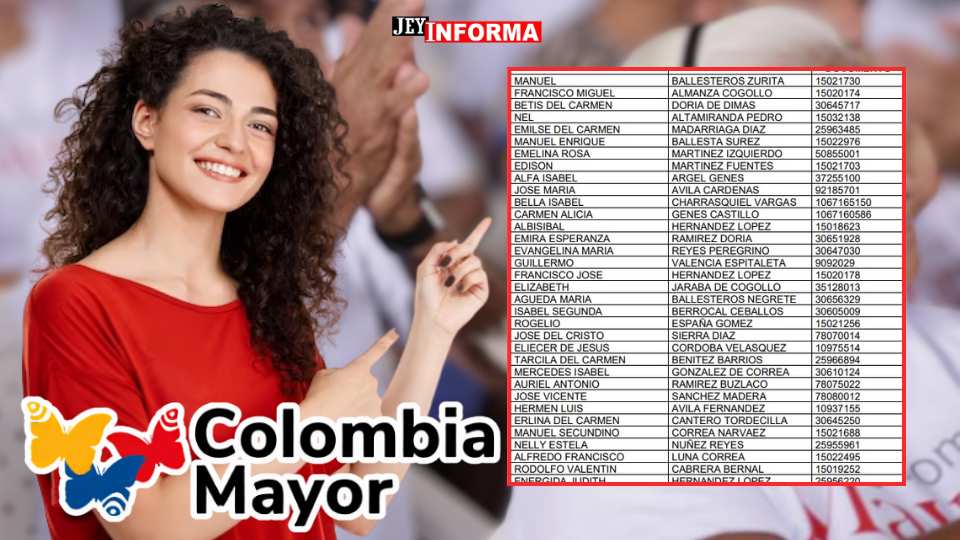 ¿Cómo saber si soy beneficiario del programa Colombia mayor? Verifica en los listados del ciclo 11-JEYINFORMA