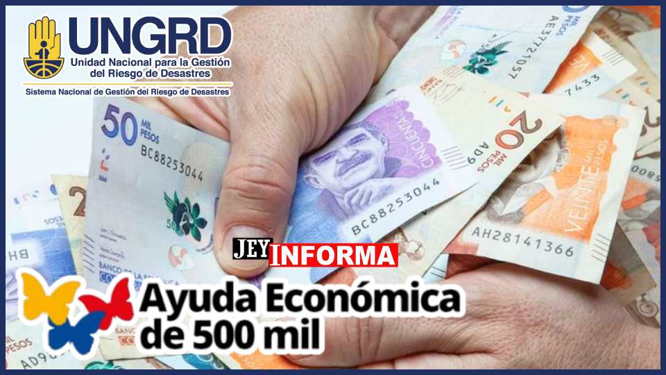 Ayuda Económica de 500 Mil destinada a Jefas y Jefes de Hogares Damnificados-JEYINFORMA