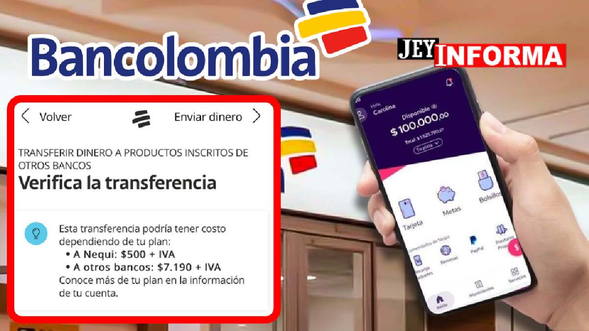 Bancolombia Comenzó a Cobrar Transferencias a Nequi 2024 JEY TE INFORMA