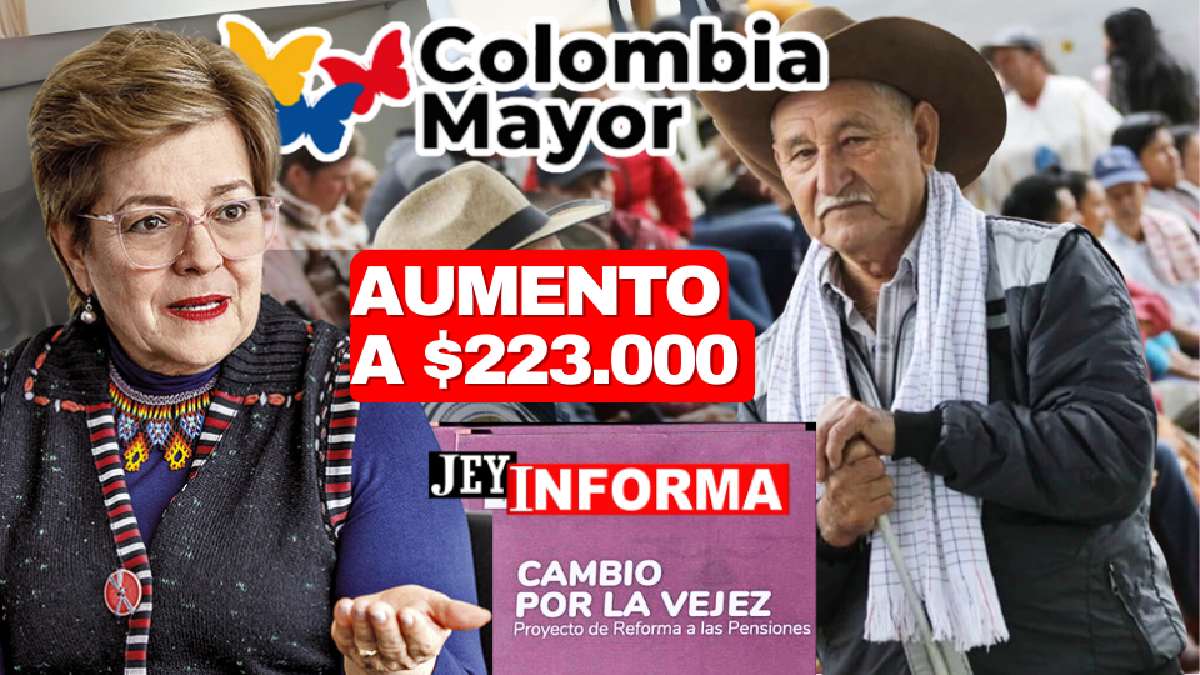 Colombia Mayor: Fecha del Segundo Debate de la Reforma Pensional Aumento a $223.800 mensuales JEY TE INFORMA